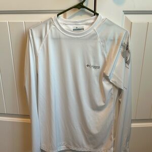 Columbia Light Gray Performance Long Sleeve